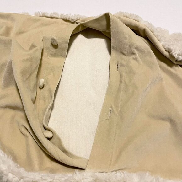 Pottery Barn Faux Fur Fuzzy Pillow Cover Case 27 x 19 Inch - Picture 15 of 16